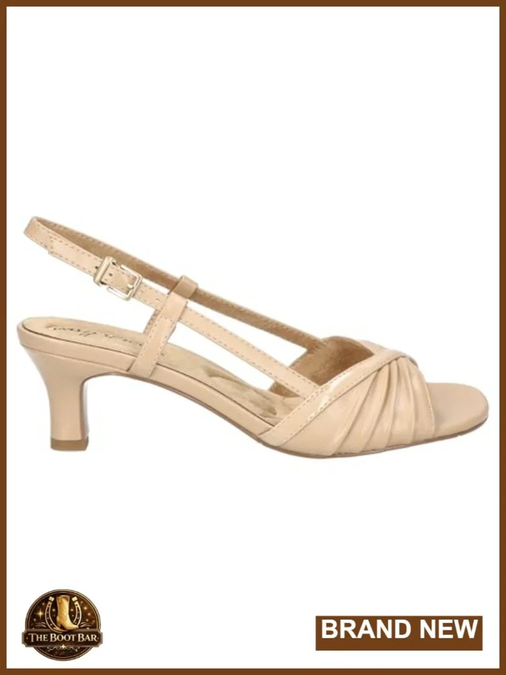 Easy Street Delite Women's Heeled Sandals Kitten Heel Open Toe Slingback Dressy